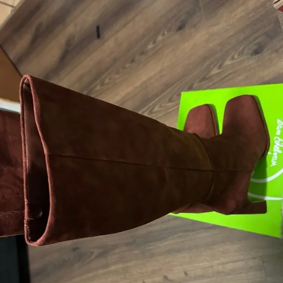 Sam Edelman Rust Suede Heeled Boots - Picture 3 of 3